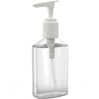 Clear hand sanitizer dispenser